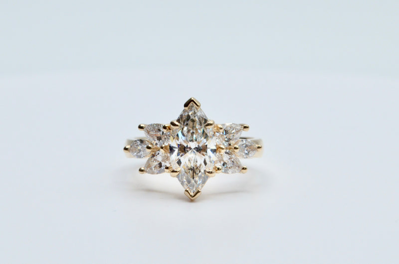 Custom engagement ring for Jack and Emma