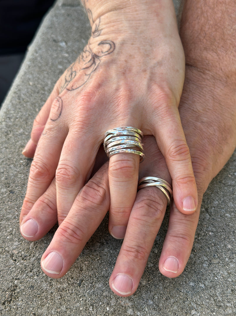 Custom bands for Sean and Sara