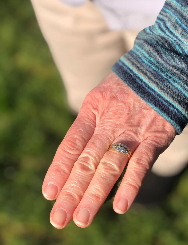 Repaired ring for Sue